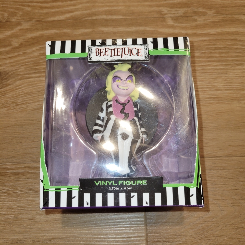 CULTUREFLY BEETLEJUICE 4.5" VINYL FIGURE New.  Will ship in poly bag.